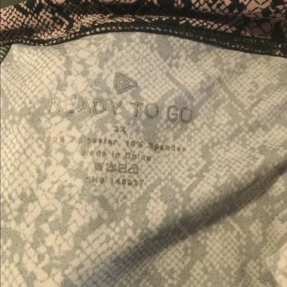 READY yo go purple snakeskin capri 2x new never worn A-14 - Picture 4 of 4